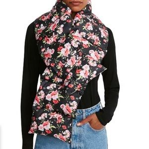 Steve Madden Floral Puffer Scarf